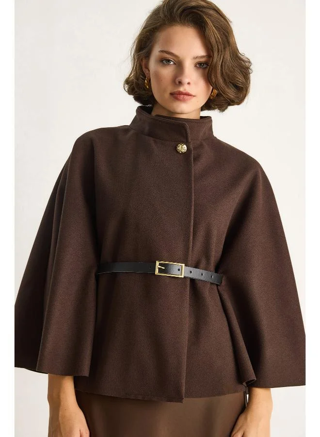 Ginger Belted Structured Kimono Top