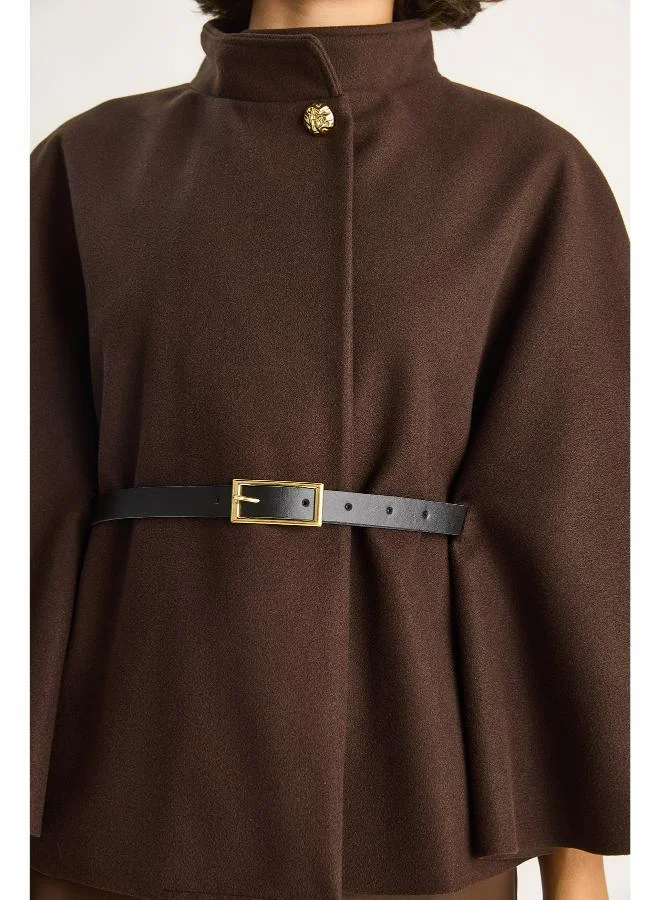 Ginger Belted Structured Kimono Top