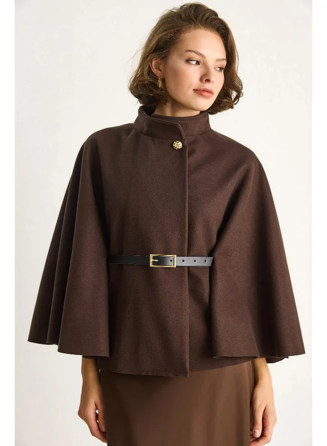 Ginger Belted Structured Kimono Top