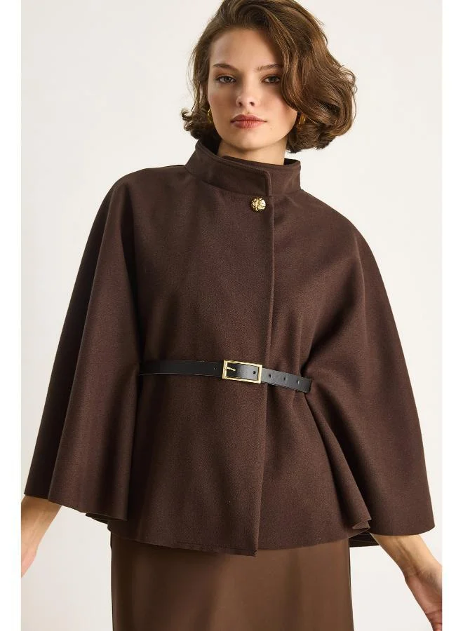 Ginger Belted Structured Kimono Top