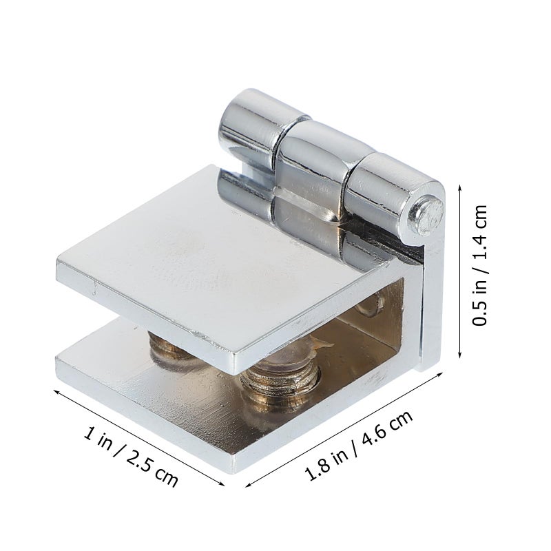 Copper Frameless Glass Door Clamp Hinge For Display And Wine Cabinets - Image 3