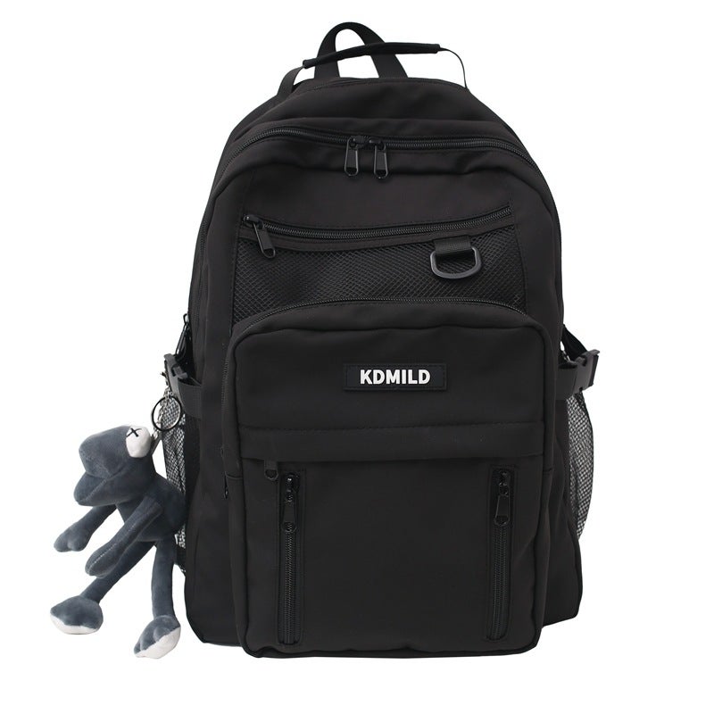 KDMILD High School Backpack Breathable Expandable Multi-Compartment Nylon Urban Style - Image 5