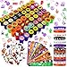 MGparty 288 Pack Halloween Party Favors Bulk Toys for Kids Tattoos Stamps Slap Bracelets Rubber Bracelets Halloween Pinata Stuffers TrickorTreat Goodie Bag Fillers Classroom Game Prizes - Image 3