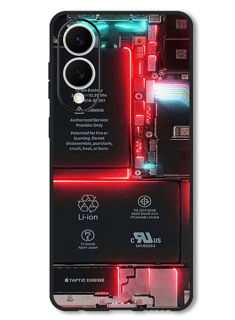 Theodor Case Compatible with Samsung Galaxy S25 Edge 6.7 Inch Protection Shockproof Bumper Cover Mobile Board - Image 1