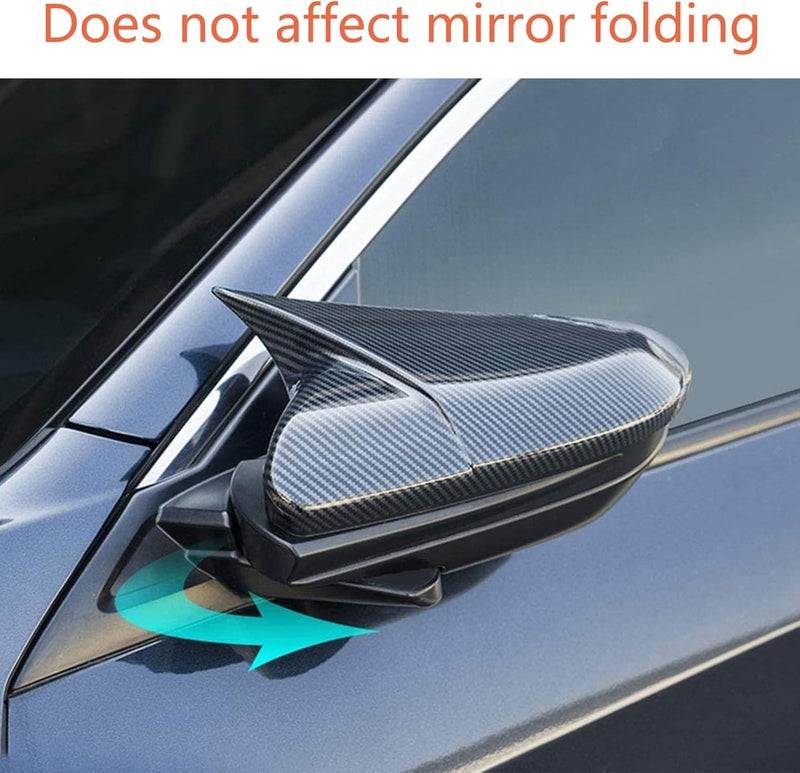 Lotcesfun Rearview Mirror Cover for Honda Civic 2016-2021 - Image 4