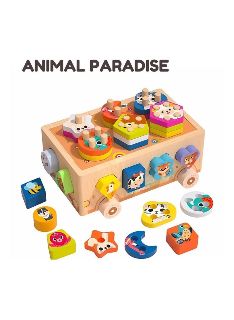 EDUTREE Wooden Intelligence Car - Image 4