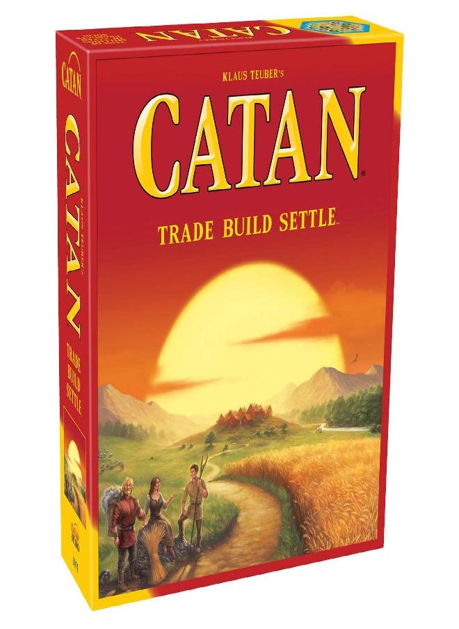 Catan Studio - Catan Board Game (Base Game) | Family Board Game | Board Game for Adults and Family | Adventure Board Game | Ages 10+ | for 3 to 4 Players | Average Playtime 60 Minutes | Made by Catan Studio - Image 1