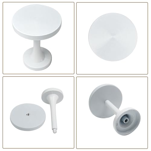 Shonmogar Curtain Tiebacks 2 Pack Curtain Holdbacks Zinc Alloy Curtain Tie Backs Wall Mounted with Screws, Decorative Curtain Hooks for Drapes Stylish White Curtain Holders for Home Office Decor - Image 3