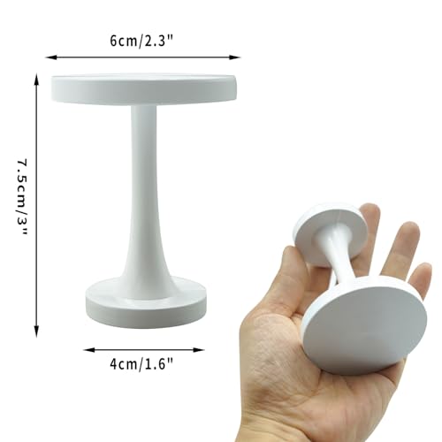 Shonmogar Curtain Tiebacks 2 Pack Curtain Holdbacks Zinc Alloy Curtain Tie Backs Wall Mounted with Screws, Decorative Curtain Hooks for Drapes Stylish White Curtain Holders for Home Office Decor - Image 2