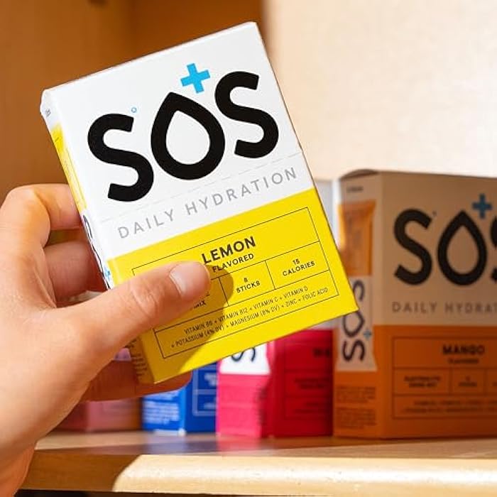 SOS Hydration ORS Electrolyte Powder Stick Packs | Oral Rehydration Solution | Low Sugar | Rapid Rehydration | Made in USA | Keto | Mixed Berry | 8 Servings - Image 5