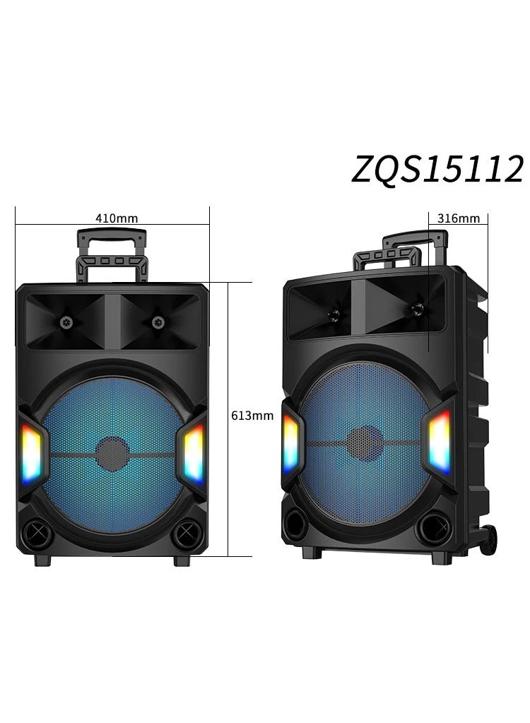 singe Wireless Bluetooth Speaker, Stereo Sound, FM Radio, TF Memory, USB Input, Mic Input rechargeable - Image 2