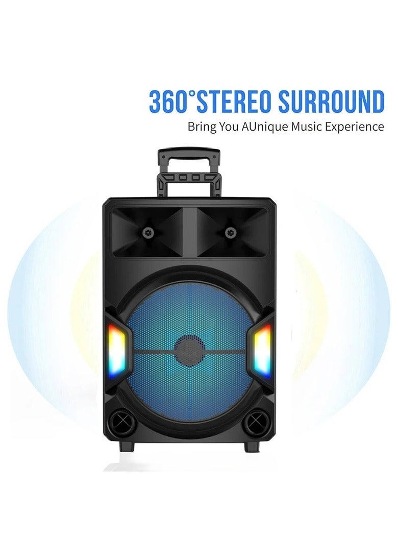 singe Wireless Bluetooth Speaker, Stereo Sound, FM Radio, TF Memory, USB Input, Mic Input rechargeable - Image 5