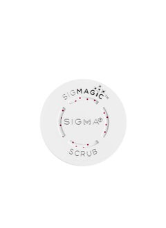 Sigma Beauty Portable 2-In-1 Sigmagic Scrub - Solid, Professional Grade Makeup Brush Cleaner With Silicone Texture To Quickly And Effectively Remove Makeup Residue & Build Up On Makeup Brushes (1Pc)  - Image 1