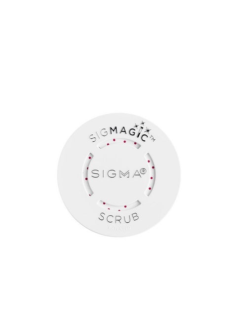 Portable 2-In-1 Sigmagic Scrub - Solid, Professional Grade Makeup Brush Cleaner With Silicone Texture To Quickly And Effectively Remove Makeup Residue & Build Up On Makeup Brushes (1Pc)