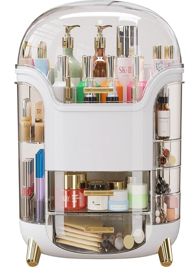 Eslora r Portable Light Luxury Series Multi-Function Lipstick, Make Up Box Dustproof Cosmetics Skin Care Products Storage, Jewelry Organizer Case - Green (S-White) - Image 1