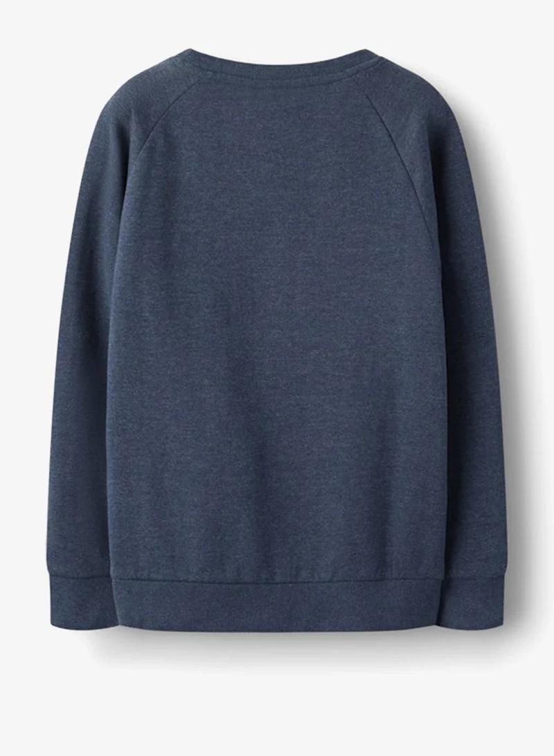 Name It Navy Blazer 1989 Kids Graphic Crew Neck Sweatshirt for Men | Best Price UAE