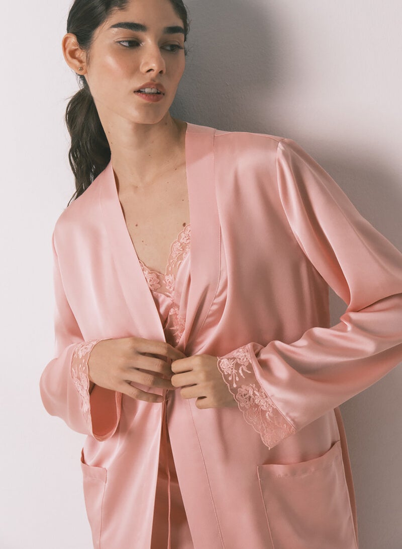 women'secret satin midi robe - Image 5