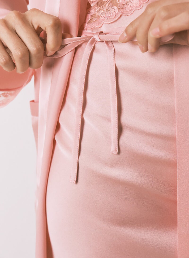 women'secret satin midi robe - Image 3