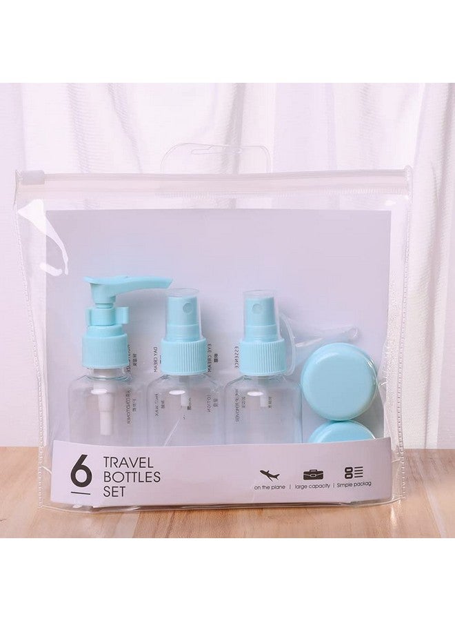 CELLEBII® 6 Pcs Travel Bottles Set Portable Cosmetic Container Toiletries Refillable Bottles Kit - Image 3