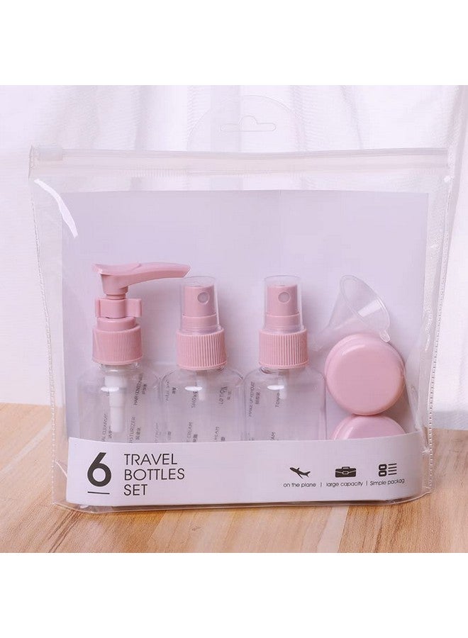CELLEBII® 6 Pcs Travel Bottles Set Portable Cosmetic Container Toiletries Refillable Bottles Kit - Image 5