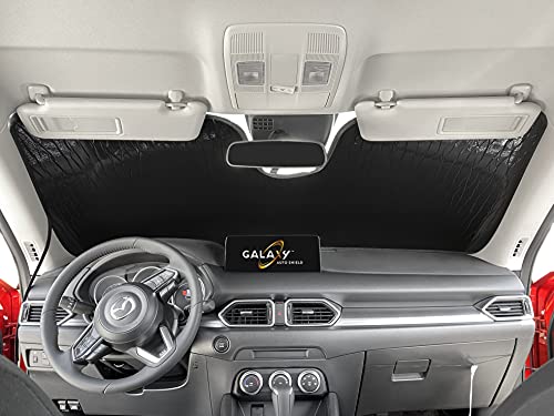 Galaxy Auto Shield GalaxyAutoShield Custom Fit Windshield Sun Shade for 2017 2018 2019 2020 2021 2022 2023 2024 2025 Mazda CX5 CX5 SUV Insulated Privacy Accessories Blockout UV Reflector Protection Made in USA - Image 3