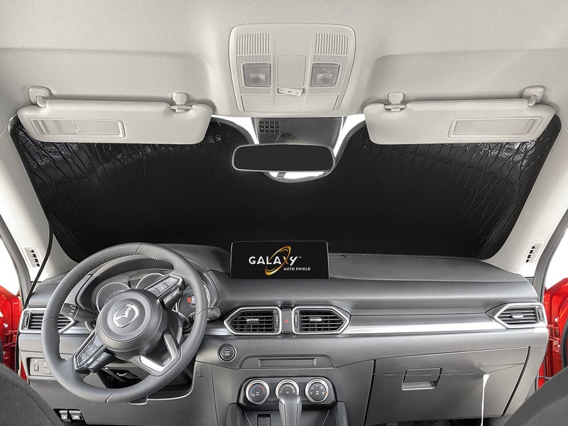 Galaxy Auto Shield GalaxyAutoShield Custom Fit Windshield Sun Shade for 2017 2018 2019 2020 2021 2022 2023 2024 2025 Mazda CX5 CX5 SUV Insulated Privacy Accessories Blockout UV Reflector Protection Made in USA - Image 4