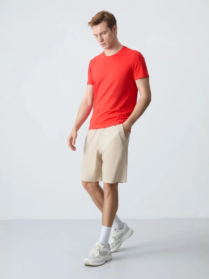 تومي لايف TOMMY Men's Cotton-blend Sweat Shorts