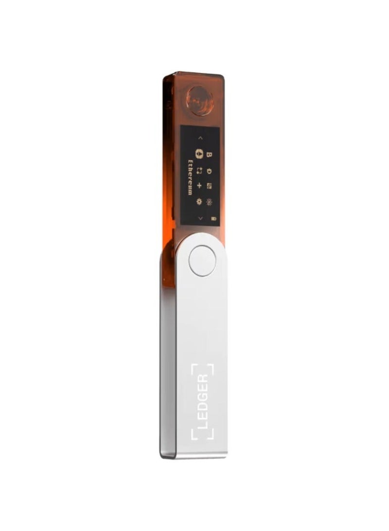 Ledger Nano X Hardware Wallet | Safest Crypto & NFT Cold Storage, Big Screen + Wireless Bluetooth & Type-C Connectivity, 5000+ Coins Supported, for iOS & Android, MacOS & Windows - Orange - Image 5