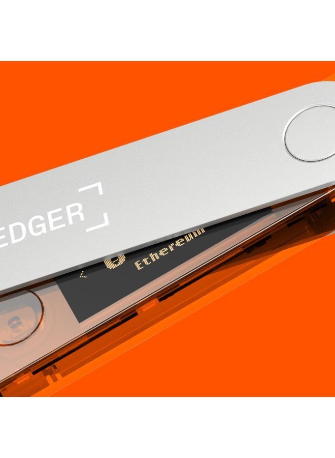 Ledger Nano X Hardware Wallet | Safest Crypto & NFT Cold Storage, Big Screen + Wireless Bluetooth & Type-C Connectivity, 5000+ Coins Supported, for iOS & Android, MacOS & Windows - Orange - Image 4