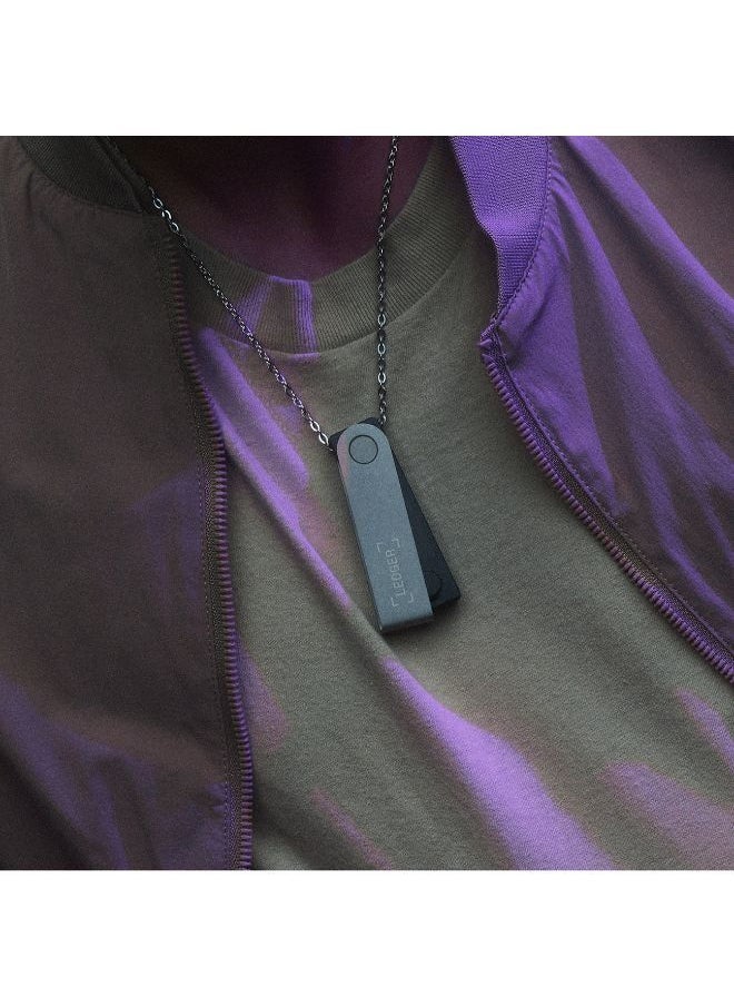 Ledger - Nano X Hardware Wallet | Safest Crypto & NFT Cold Storage, Big Screen + Wireless Bluetooth & Type-C Connectivity, 5000+ Coins Supported, for iOS & Android, MacOS & Windows - Orange - Image 1