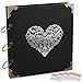 ADVcer Photo Album DIY Scrapbook, 10x10 inch 50 Pages Double Sided, Vintage Hardcover Three-Ring Binder Picture Booth - Image 2