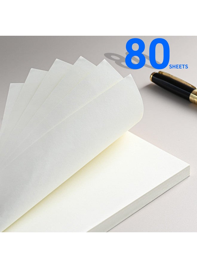Tofun A6 Refillable Paper, A6 Blank Refill Paper, A6 Binder Refills for 6-Ring Binders Planner Traveller Journal Notebook Dairy,Filler Paper Insert, 80 Sheets 160 Pages, Blank - Image 3