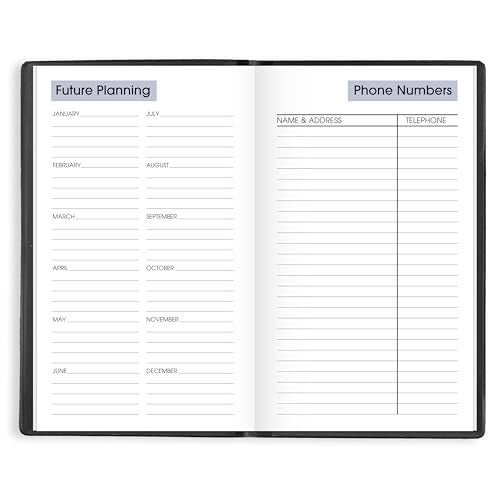 AT-A-GLANCE 2026 Planner, Weekly, 3-1/2" x 6", Pocket Size, Open Scheduling, DayMinder, Black (SK480026) - Image 5