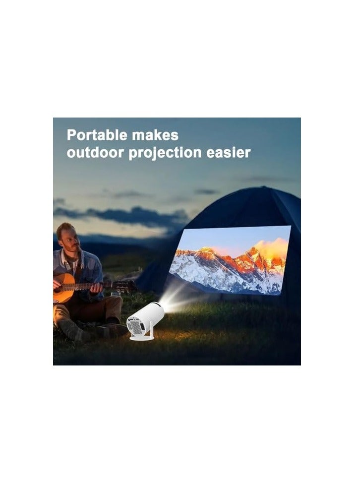 Upgrade Mini Projector with WiFi and Bluetooth 4K Support Smart Portable Projector Android 11 Auto Keystone Voice Control Remote 180 Degree RotationHome Video Projetor for Bedroom  - Image 4