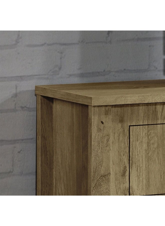 DANUBE HOME Athens 2-Door Tv Unit Stylish Tv Stand For Up To 60 Inches Modern Storage Cabinet Durable And Elegant Living Room Furniture Sleek Design For Home DÃ©cor - Light Oak  - Image 1