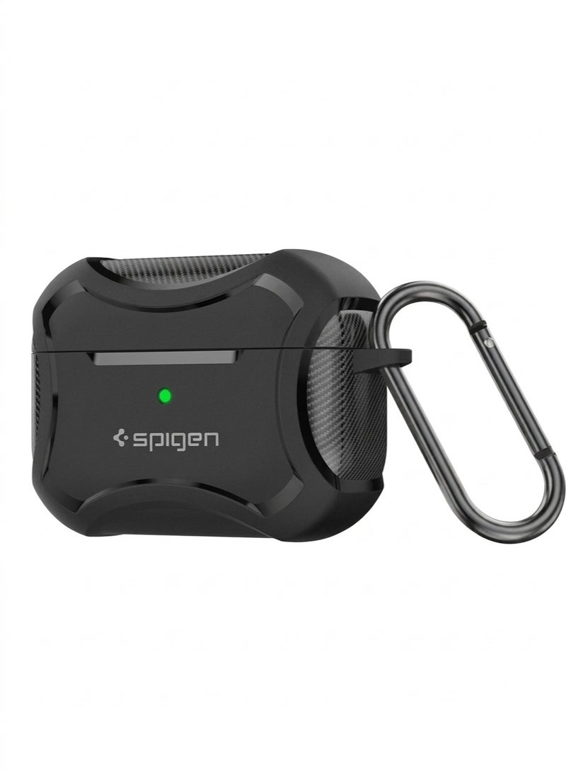 SPIGEN SGP ​Spigen AirPods 1/2 Case with Keychain Carabiner - Military Grade Protection - Image 5