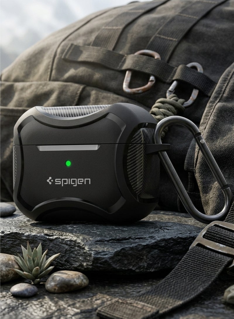 SPIGEN SGP ​Spigen AirPods 1/2 Case with Keychain Carabiner - Military Grade Protection - Image 4