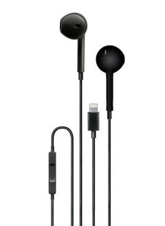 Earphones with Lightning Connector, 1.2m Cord, TPE and Copper Construction, for Rich Sound Quality, Green Lion