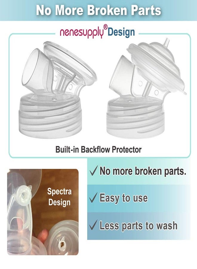 Nenesupply Backflow Protector Connector Compatible with Spectra S2 Spectra S1 Breastpumps Replace Spectra Pump Parts Replace Spectra Backflow Protector Work with Spectra Flange - Image 4