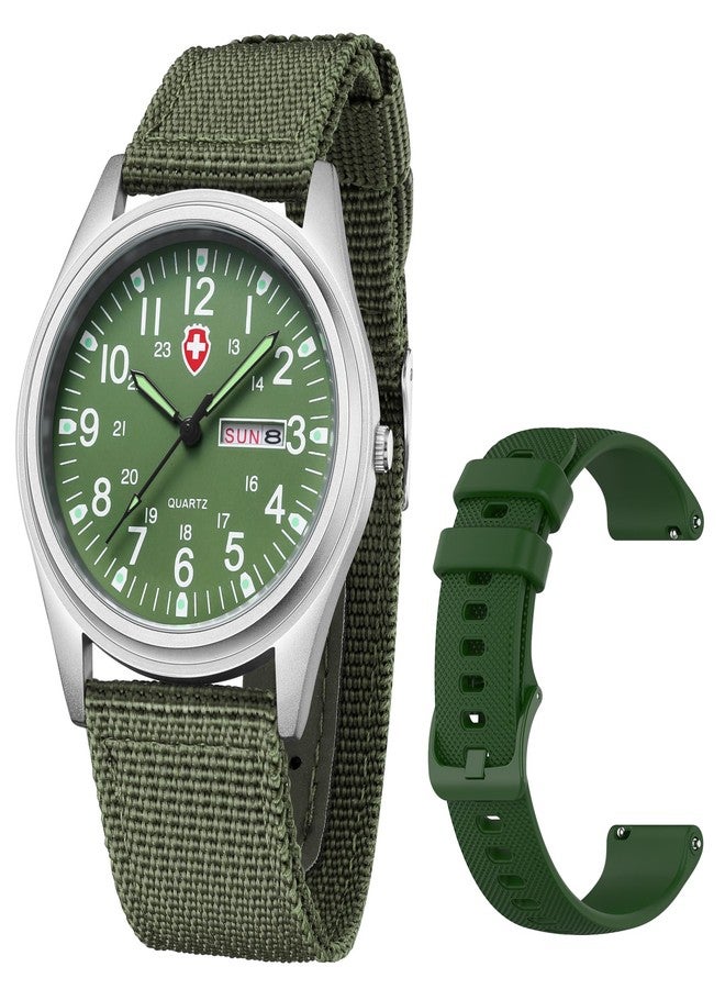 Gosasa Unisex Military Watches Sport Textile Nylon Strap Luminous Fashion Watch Analog Display Quartz Waterproof Casual Wristwatch - Image 1