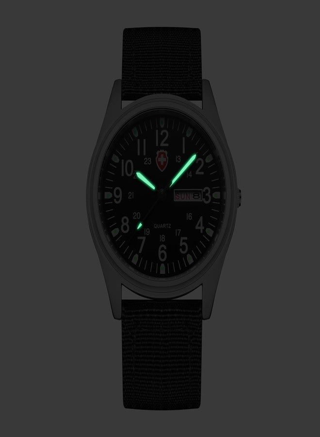 Gosasa Unisex Military Watches Sport Textile Nylon Strap Luminous Fashion Watch Analog Display Quartz Waterproof Casual Wristwatch - Image 5