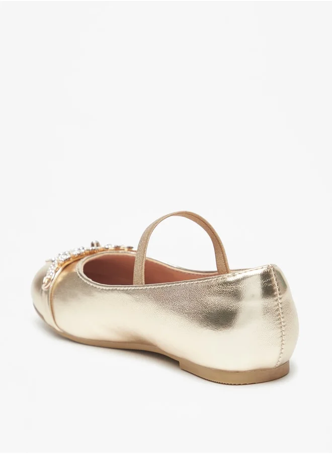 JUNIORS Girls Embellished Slip-On Mary Jane Shoes