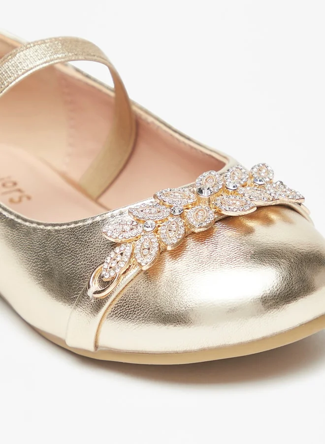 جونيورز Girls Embellished Slip-On Mary Jane Shoes