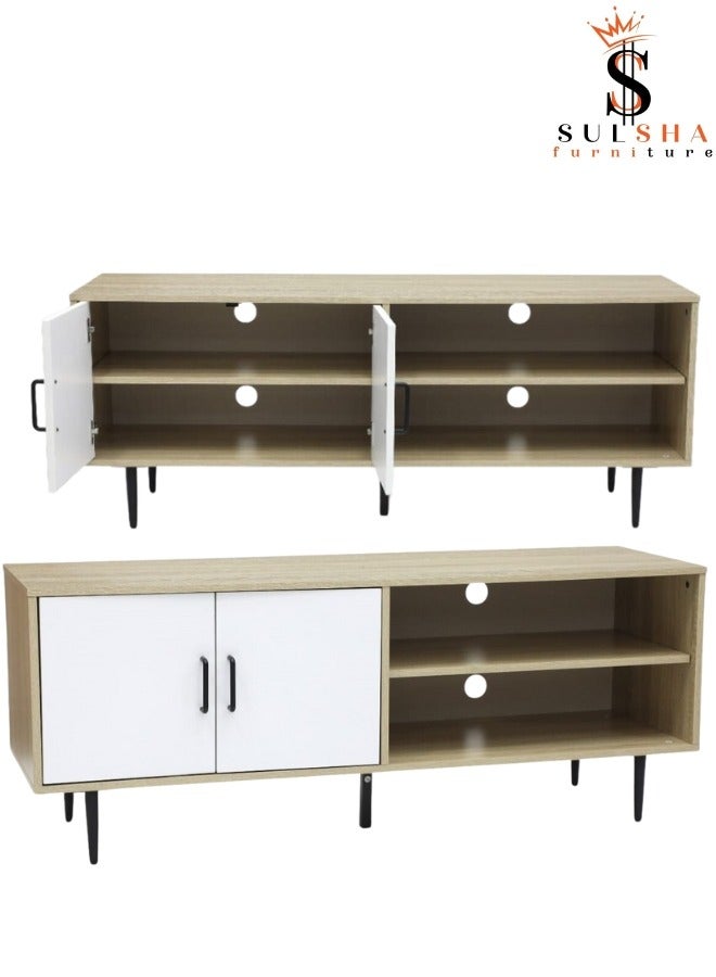 TV Stand, Modern TV Cabinet, Simple TV Cabinet Stand, Modern TV Table for TV, Small Apartment Mini Floor Cabinet, Cabinet for Living Room
