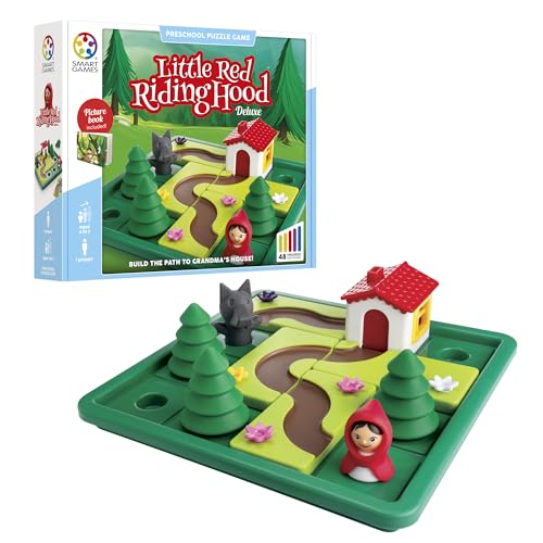 SmartGames Little Red Riding Hood  Preschool Logic Puzzle Game with 48 Challenges and Storybook  Educational Brain Game for Kids Ages 4 to Develop ProblemSolving  Spatial Reasoning Skills - Image 1