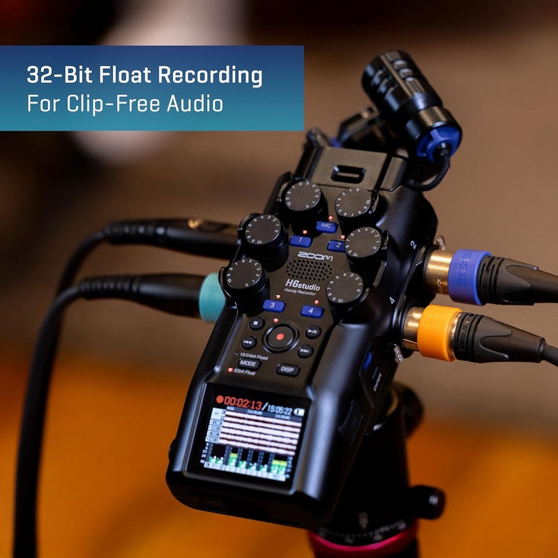 Zoom H6studio 8-Track 32-Bit Float Handy Recorder - Image 3