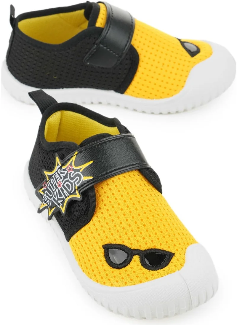 Gezer Summer Linen Boys Adjustable Shoes