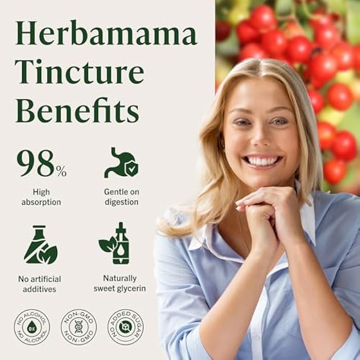 HERBAMAMA Sarsaparilla Root Drops - Vegan Skin Cleanse Support with Sarsaparilla Extract Tincture - Non-GMO, Alcohol & Sugar-Free Liquid Supplement, 56-Day Supply - Image 5