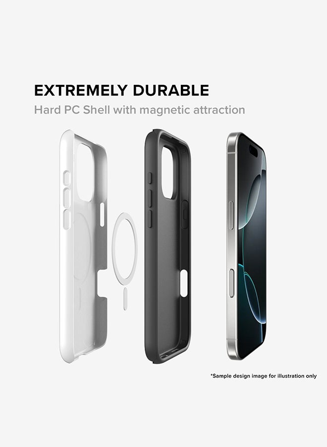 Stylizedd Tough Pro Magnetic Case for iPhone 16 Pro, Dual Layer hybrid PC + TPU Mobile Cover Matte - Football - Portugal,  Ronaldo  - Image 2