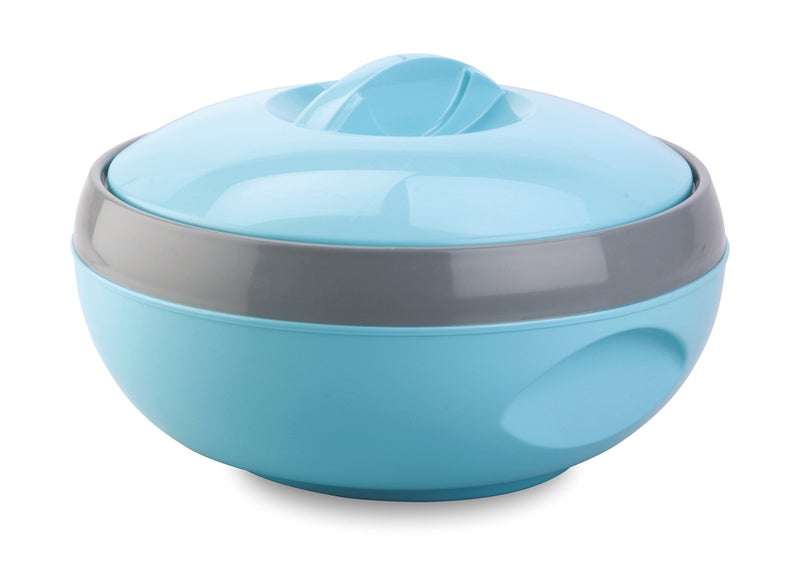 Asian Venus Inner Steel Casserole, 2500 ml, Blue|PU Insulated| BPA Free | Odour Proof| Food Grade | Easy to Carry | Easy to Store | Ideal for Chapatti | Roti | Serving Casserole - Image 1